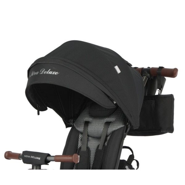 Складаний триколісний велосипед Qplay Nova Deluxe Black