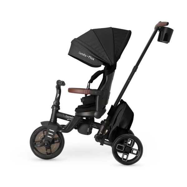 Триколісний велосипед Qplay Comfo Max, чорний