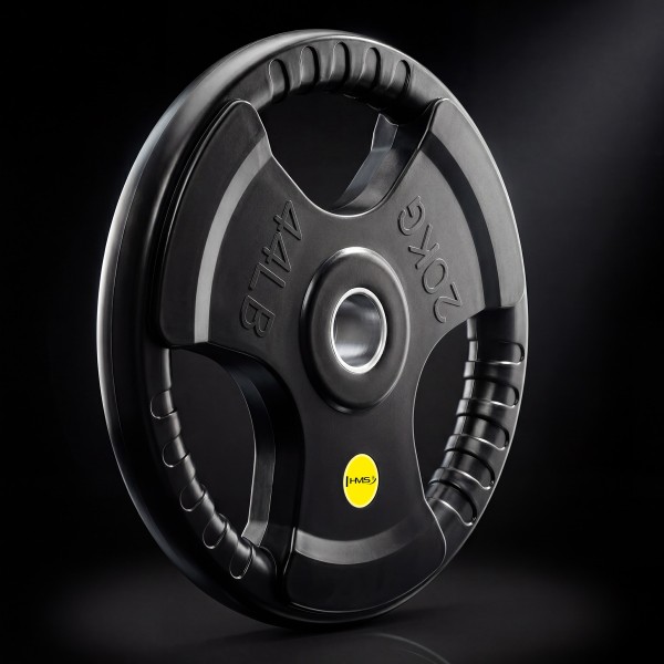 Олімпійський гумований диск HMS TOK20 PRO Tri-Grip, 20кг