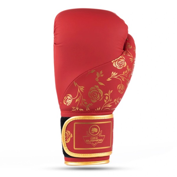 Жіночі боксерські рукавички DBX BUSHIDO Rubby Rose, червоно-золоті