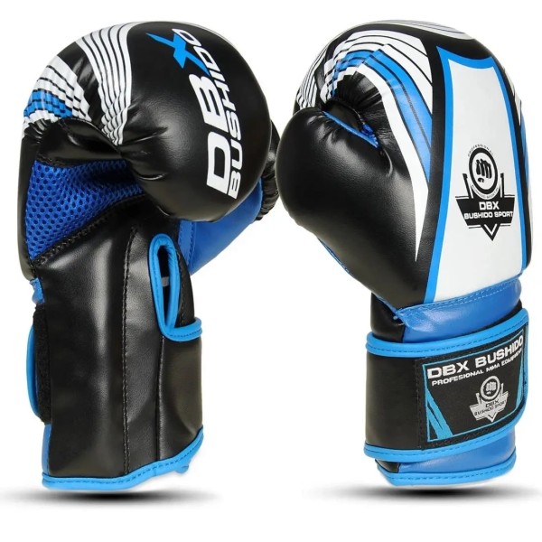 Дитячі боксерські рукавички DBX BUSHIDO Junior Blue 6oz