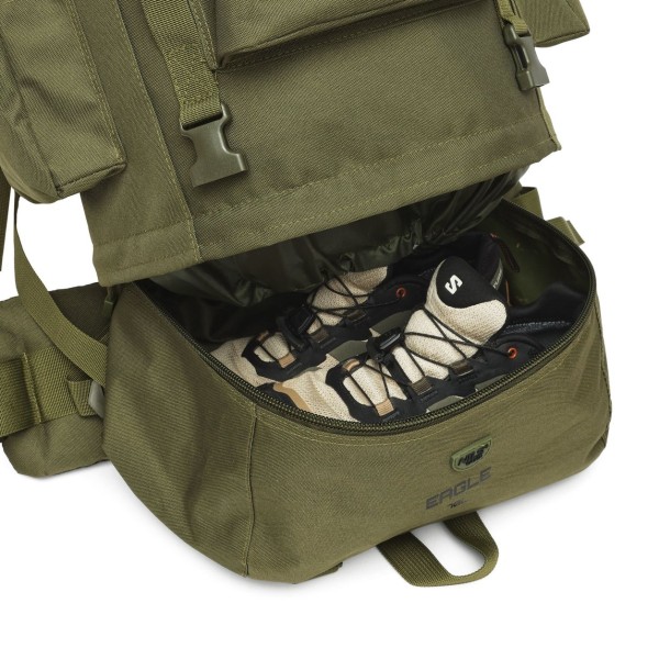 Тактичний рюкзак NILS CAMP NC3901 Eagle 70л зелений