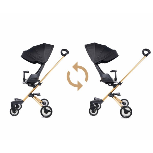 Дитячий візок 3в1 Qplay Easy Golden/Black