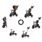 Триколісний велосипед Qplay Rito Deluxe Rubber Brown