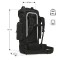 Тактичний рюкзак NILS CAMP NC3901 Eagle 70л чорний