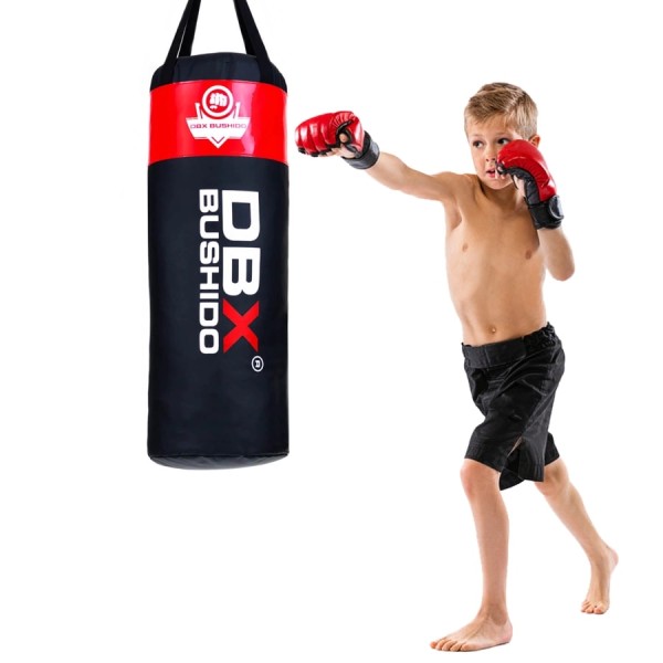 Боксерський мішок для дітей DBX Bushido Junior Red, 80×30см, 15кг
