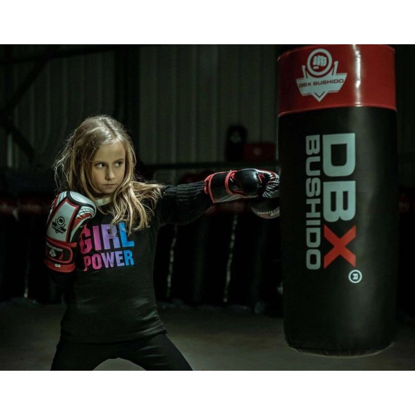 Дитячі боксерські рукавички DBX BUSHIDO Junior Red 6oz