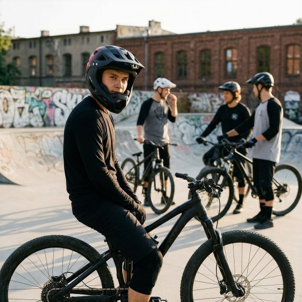 Шолом на все лице Nils Extreme MTW101, червоний, M (56–58см)