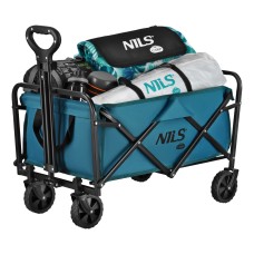 Візок туристичний складний NILS CAMP NC4306, бірюзовий, 70л
