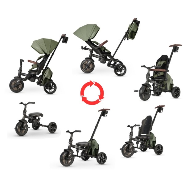 Триколісний велосипед Qplay Comfo Max Olive Green