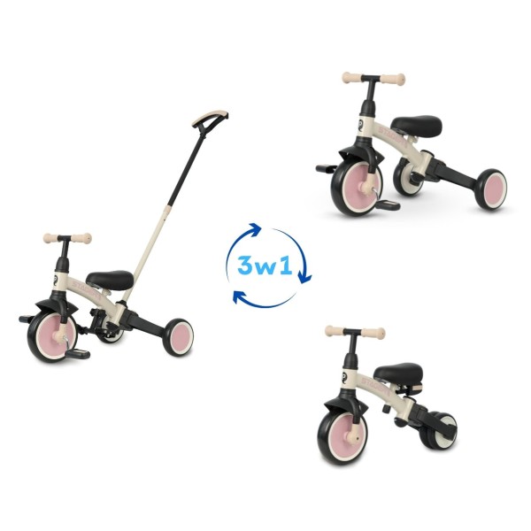 Триколісний велосипед Qplay Stager 3w1 Pink