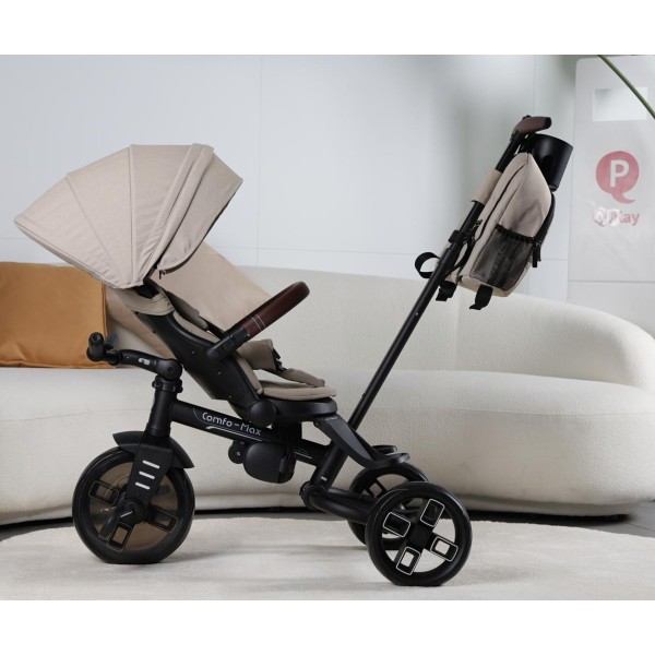 Триколісний велосипед Qplay Comfo Max Coffee
