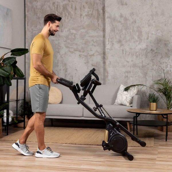Велотренажер Hop-Sport HS-3030X Apeks X-Bike чорно-золотистий