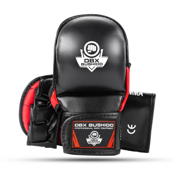 Рукавички MMA для спарингів DBX BUSHIDO Phantom Red Valor Series L/XL