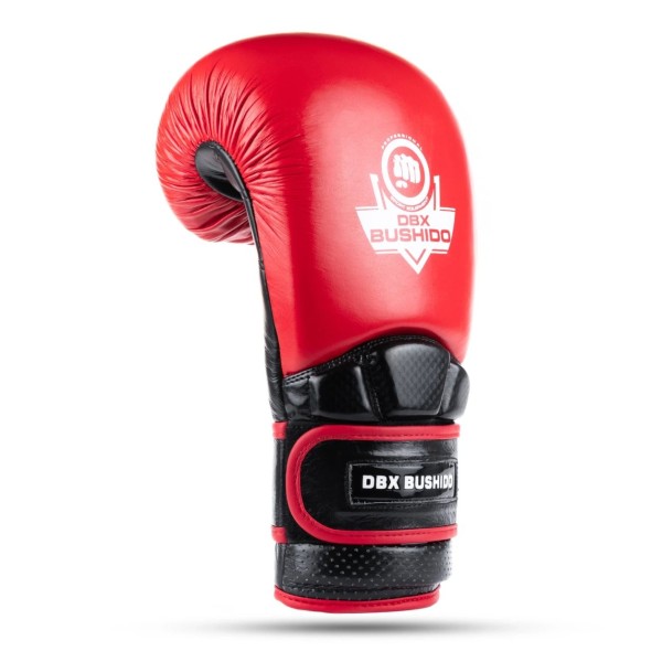 Боксерські рукавички DBX BUSHIDO Warrior RED з натуральної шкіри