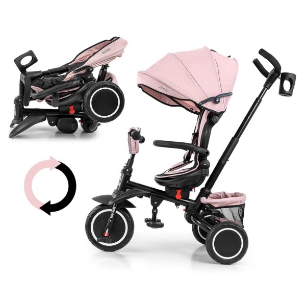 Триколісний велосипед Milly Mally Stanley Rubber New Pink
