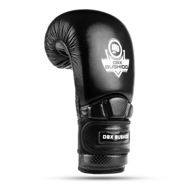 Боксерські рукавички DBX BUSHIDO Warrior BLACK з натуральної шкіри