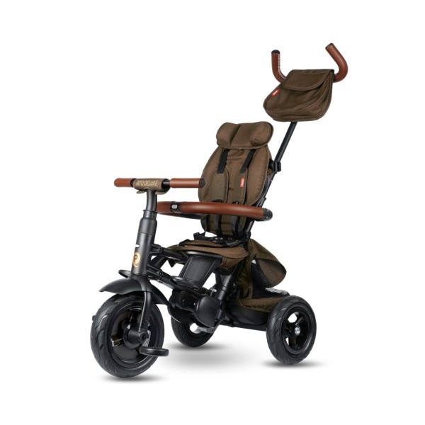 Триколісний велосипед Qplay Rito Deluxe Rubber Brown