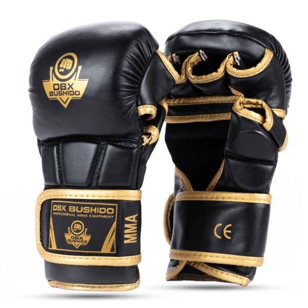 Рукавички MMA для спарингів DBX Bushido Master Gold Valor Series, M
