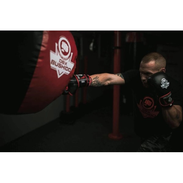 Тренувальні рукавички DBX BUSHIDO Mitts Classic L, чорно-червоні