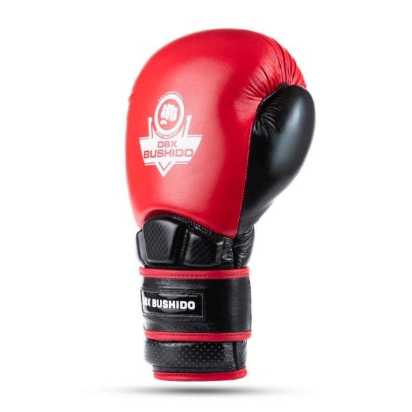 Боксерські рукавички DBX BUSHIDO Warrior RED з натуральної шкіри