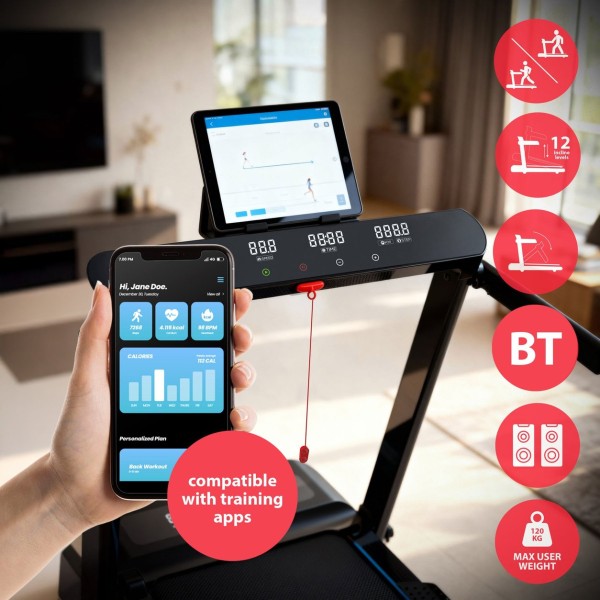 Бігова доріжка ONE FITNESS BE9243 складана