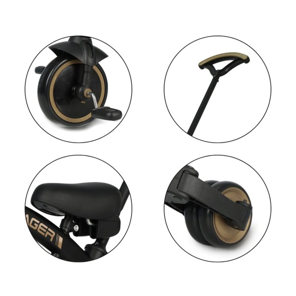 Триколісний велосипед Qplay Stager 3w1 Platinum