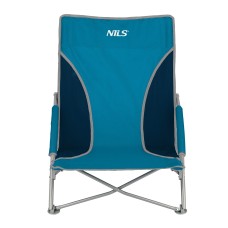 Розкладне крісло NILS NC3035, синьо-сіре