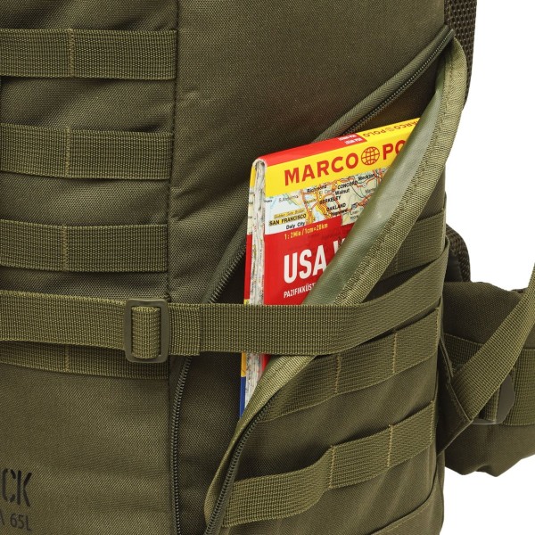 Тактичний рюкзак NILS CAMP NC3903 Maverick 65л зелений