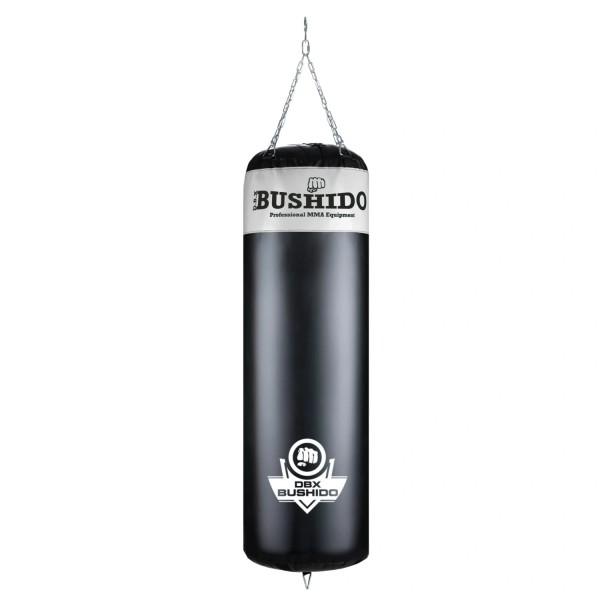 Боксерський мішок набивний DBX Bushido DBX 140 White 140×40см