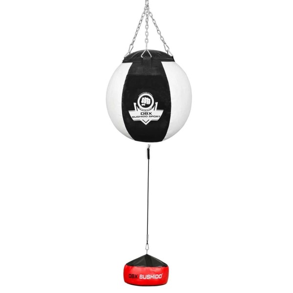 Боксерська груша DBX BUSHIDO SK30 30кг, чорно-біла