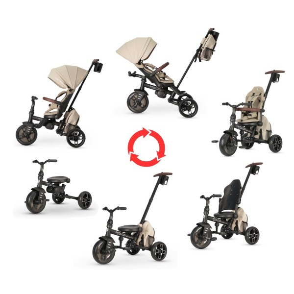 Триколісний велосипед Qplay Comfo Max Beige