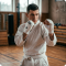 Накладки на кулаки для карате DBX BUSHIDO DBX-KM White, білі