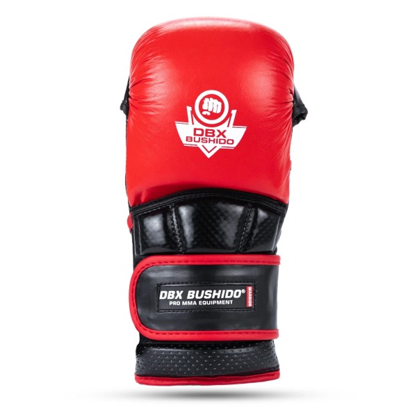 Рукавички MMA для спарингу DBX Bushido Warrior Red Legacy Series L