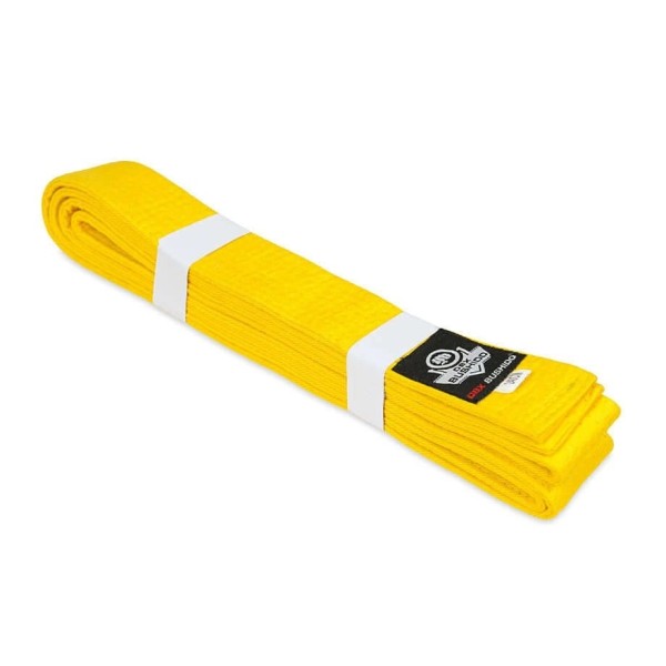 Пояс для кімоно карате DBX BUSHIDO жовтий 260см