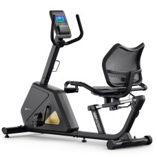 Горизонтальний велотренажер Hop-Sport HS-4500L Arkil чорно-золотистий