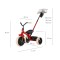 Триколісний велосипед Qplay Elite Pro Red