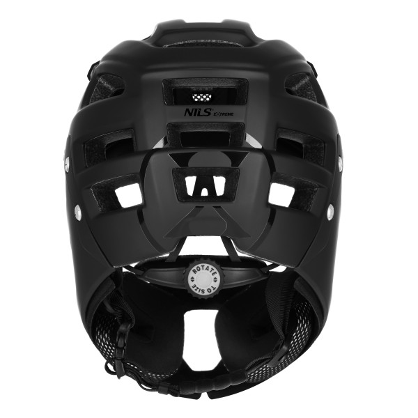 Шолом на все лице Nils Extreme MTW101 чорний L(58–61см)