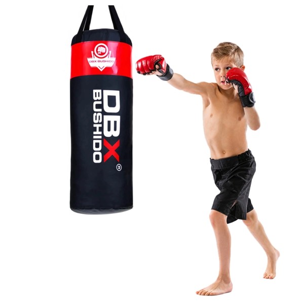 Боксерський мішок для дітей DBX Bushido Junior Red, 80×30см, 15кг