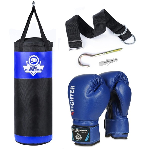 Дитячий боксерський набір DBX BUSHIDO Kids60, 60x25см, синій