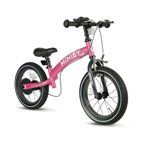 Дитячий біговел 3 в 1 Qplay Miniby 14 Rosa