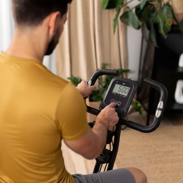 Велотренажер Hop-Sport HS-3030X Apeks X-Bike чорно-золотистий