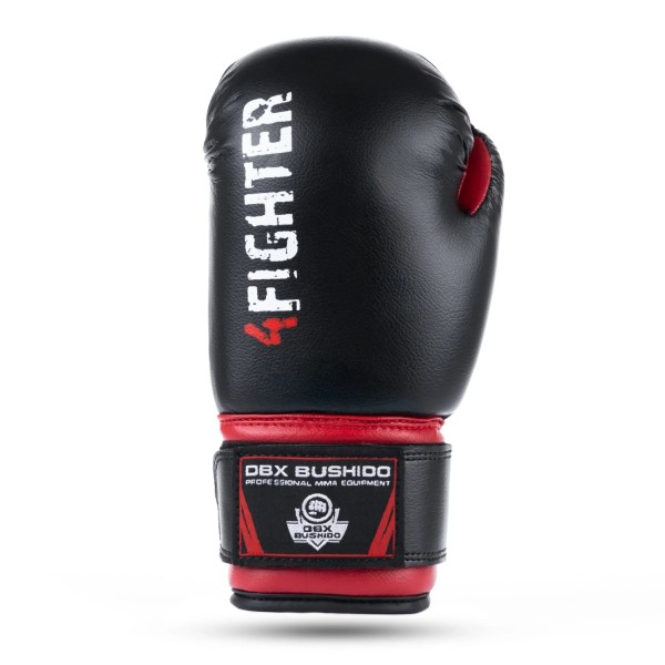 Боксерські рукавички DBX BUSHIDO 4Fighter Red 6oz червоно-чорні