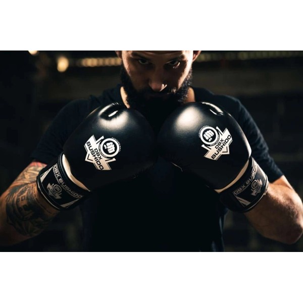 Рукавички для боксу DBX BUSHIDO Classic White Origin Series 16oz