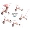 Триколісний велосипед Milly Mally Zippy 5в1 Pink
