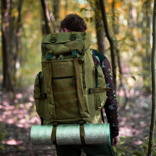 Тактичний рюкзак NILS CAMP NC1785 зелений 100л
