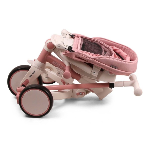 Триколісний велосипед Milly Mally Zippy 5в1 Pink