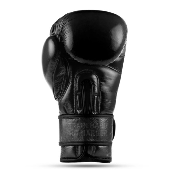 Боксерські рукавички DBX BUSHIDO Warrior BLACK з натуральної шкіри