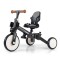 Триколісний велосипед 5в1 Milly Mally Optimus Max Dark Grey