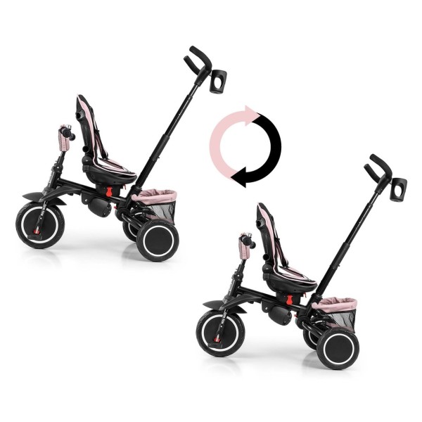 Триколісний велосипед Milly Mally Stanley Rubber New Pink